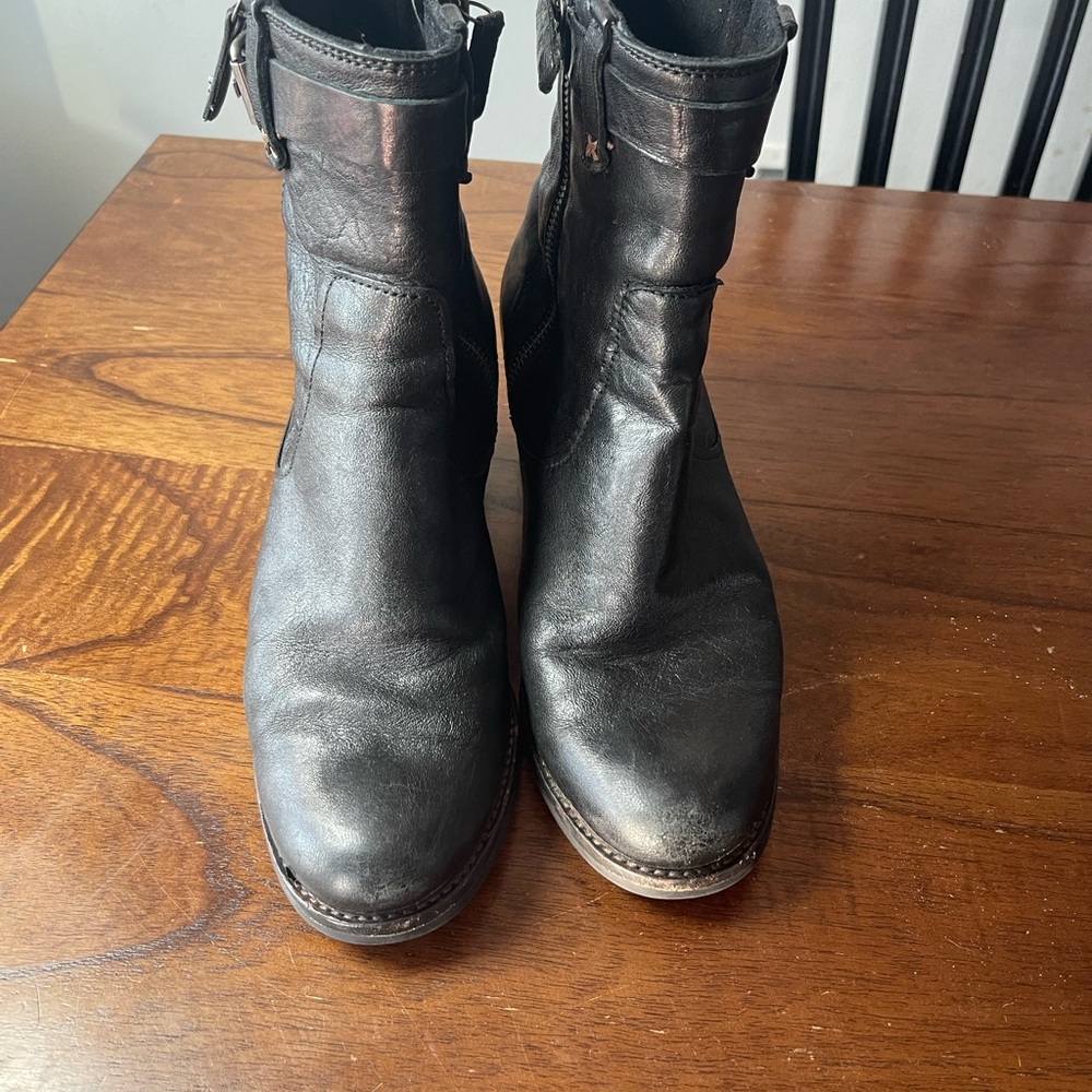 Trask Black Ankle Boots
